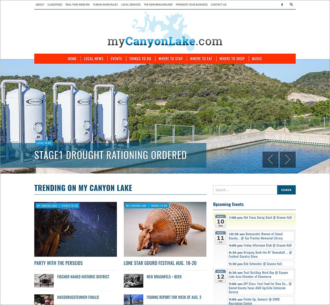 My Canyon Lake home page